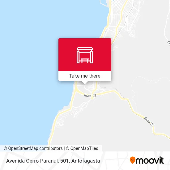 Avenida Cerro Paranal, 501 map