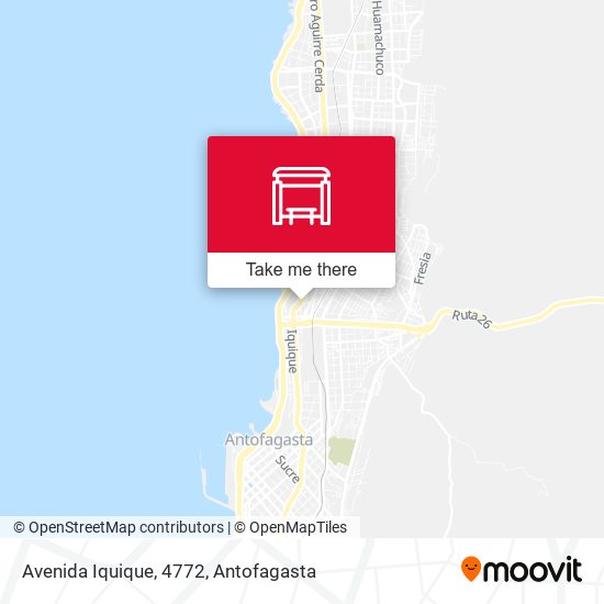 Mapa de Avenida Iquique, 4772