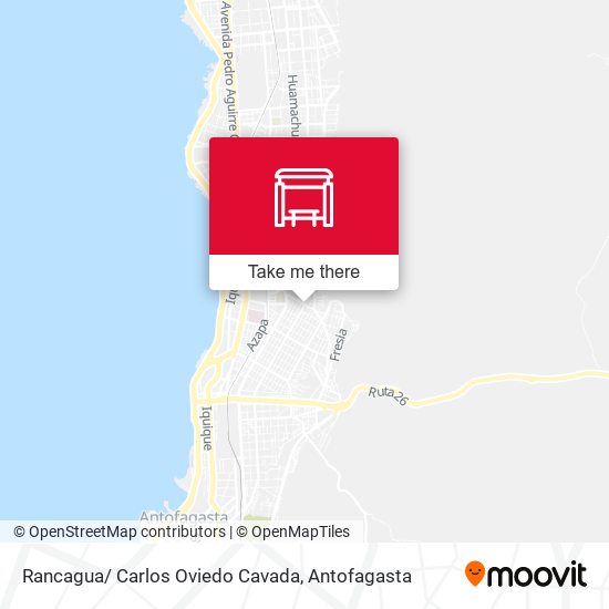 Rancagua/ Carlos Oviedo Cavada map