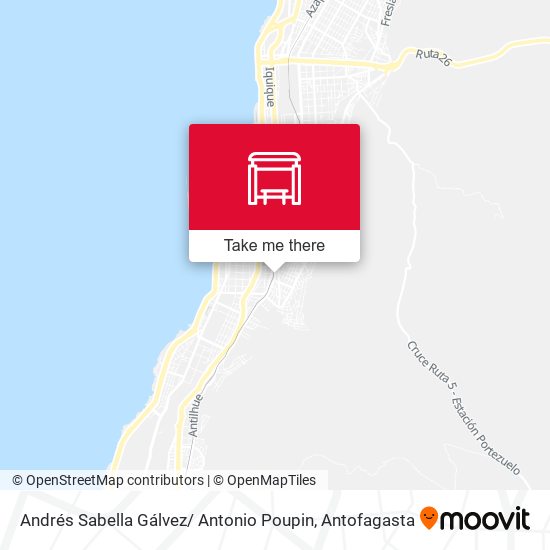 Mapa de Andrés Sabella Gálvez/ Antonio Poupin