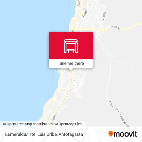 Mapa de Esmeralda/ Tte. Luis Uribe