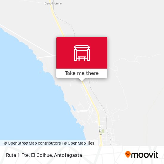 Ruta 1 Fte. El Coihue map