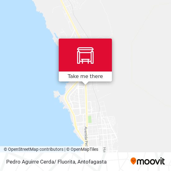 Mapa de Pedro Aguirre Cerda/ Fluorita