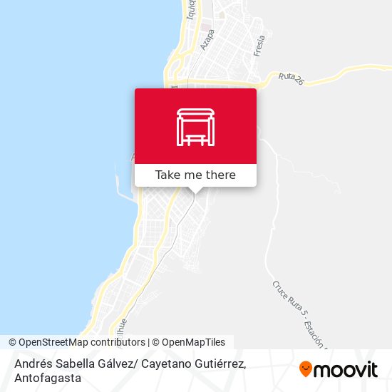 Mapa de Andrés Sabella Gálvez/ Cayetano Gutiérrez