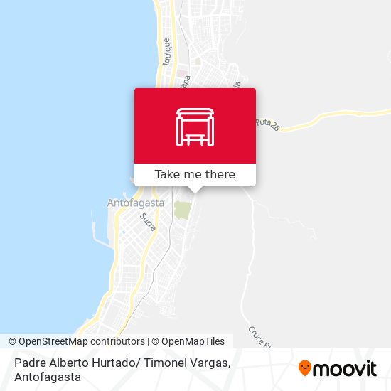 Padre Alberto Hurtado/ Timonel Vargas map