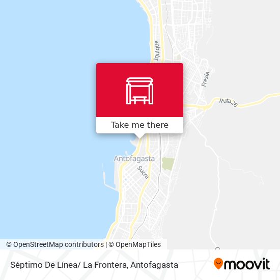 Séptimo De Línea/ La Frontera map
