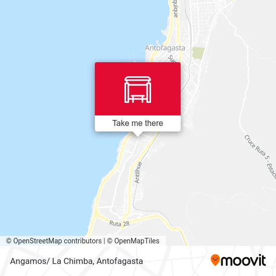 Angamos/ La Chimba map