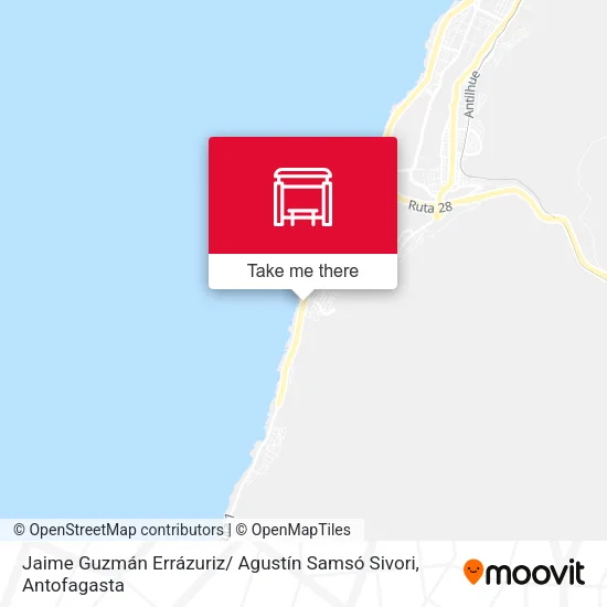 Jaime Guzmán Errázuriz/ Agustín Samsó Sivori map