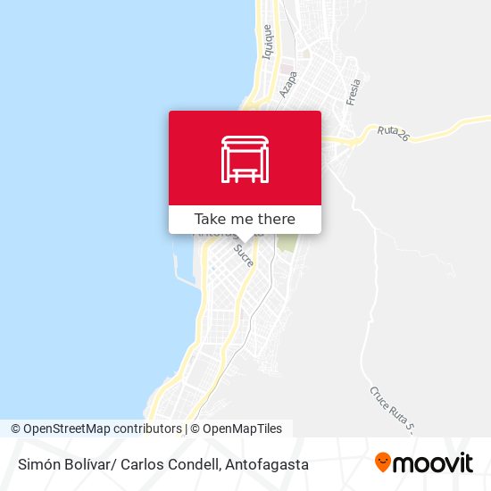 Mapa de Simón Bolívar/ Carlos Condell