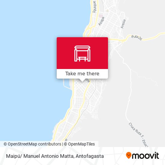 Mapa de Maipú/ Manuel Antonio Matta