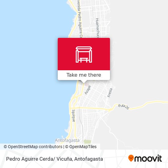 Mapa de Pedro Aguirre Cerda/ Vicuña