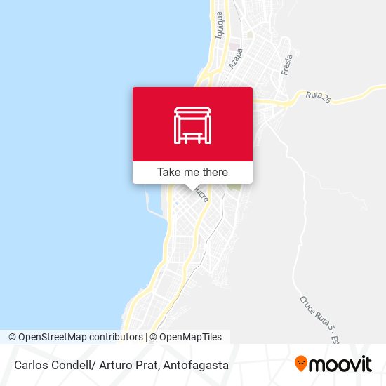 Mapa de Carlos Condell/ Arturo Prat