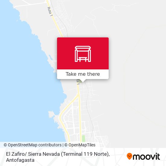 El Zafiro/ Sierra Nevada (Terminal 119 Norte) map