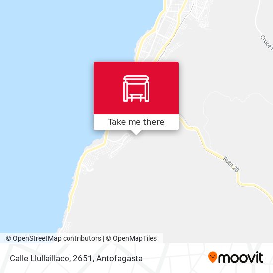 Mapa de Calle Llullaillaco, 2651
