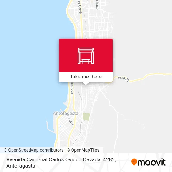 Mapa de Avenida Cardenal Carlos Oviedo Cavada, 4282