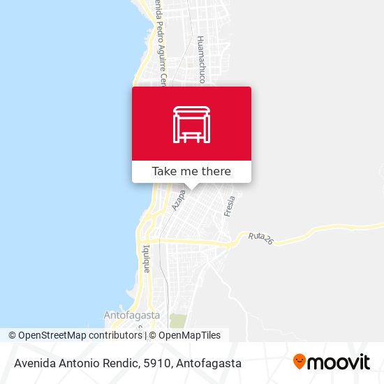 Mapa de Avenida Antonio Rendic, 5910