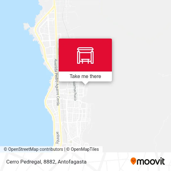 Cerro Pedregal, 8882 map