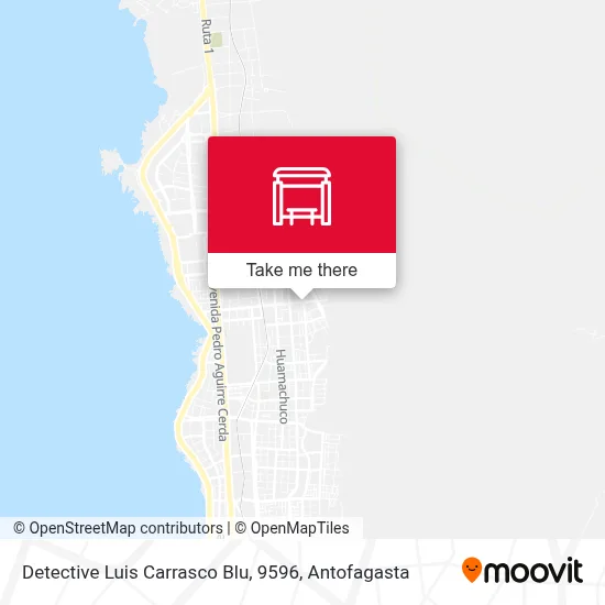 Detective Luis Carrasco Blu, 9596 map