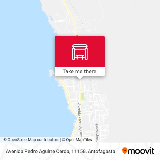 Mapa de Avenida Pedro Aguirre Cerda, 11158