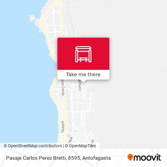Mapa de Pasaje Carlos Perez Bretti, 8595