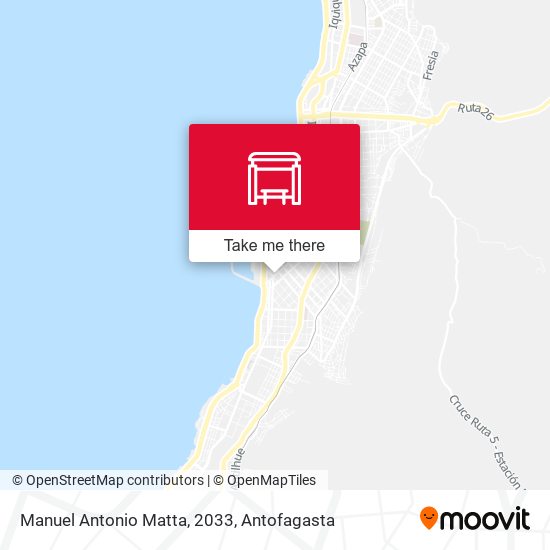 Mapa de Manuel Antonio Matta, 2033