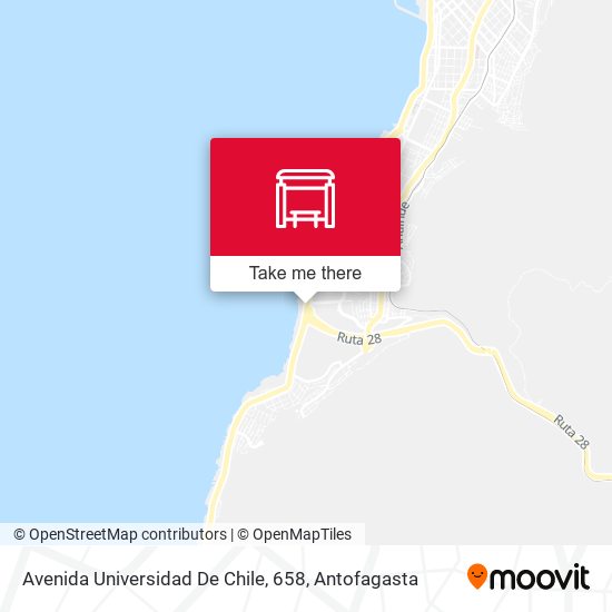 Avenida Universidad De Chile, 658 map