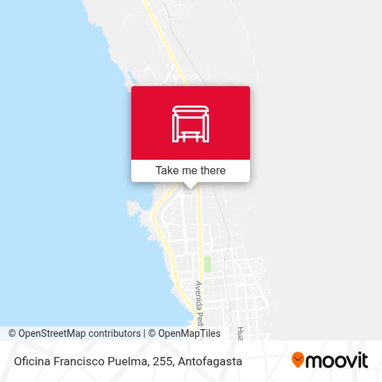 Mapa de Oficina Francisco Puelma, 255