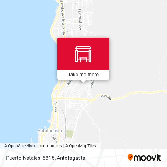 Puerto Natales, 5815 map