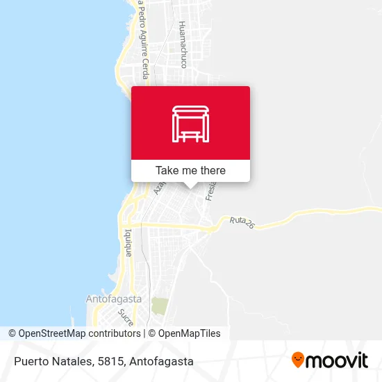 Mapa de Puerto Natales, 5815