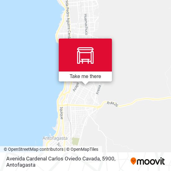 Mapa de Avenida Cardenal Carlos Oviedo Cavada, 5900
