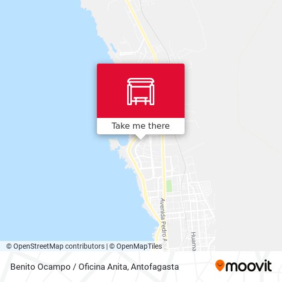 Mapa de Benito Ocampo / Oficina Anita