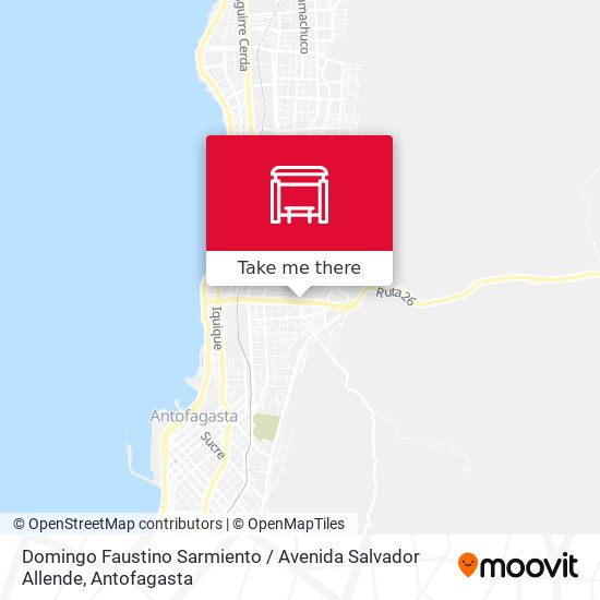 Domingo Faustino Sarmiento / Avenida Salvador Allende map
