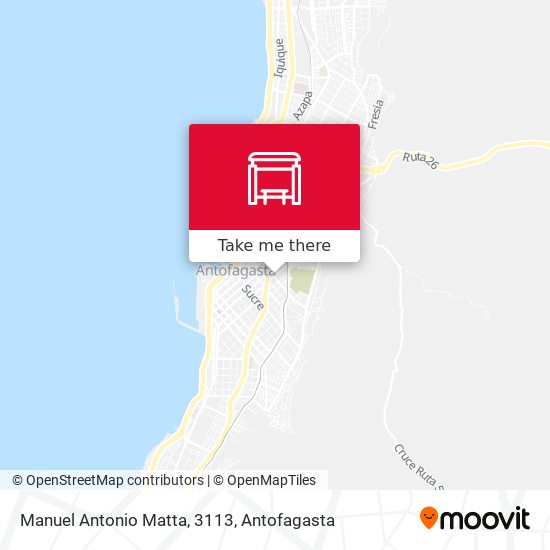 Mapa de Manuel Antonio Matta, 3113