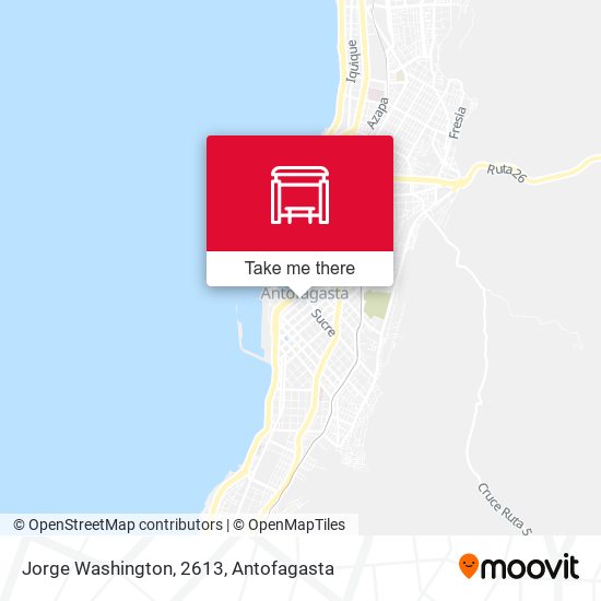 Jorge Washington, 2613 map