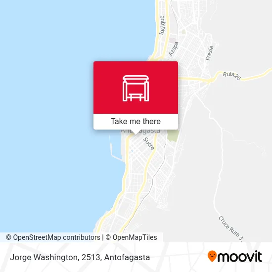 Jorge Washington, 2513 map