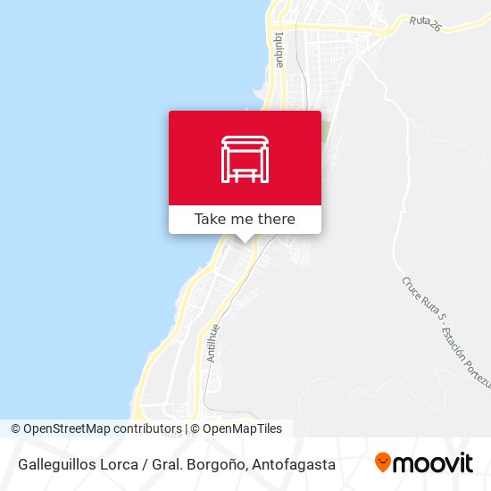 Mapa de Galleguillos Lorca / Gral. Borgoño
