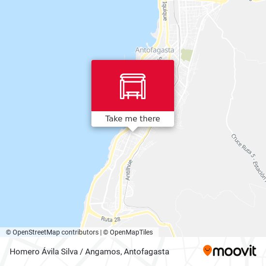 Homero Ávila Silva / Angamos map