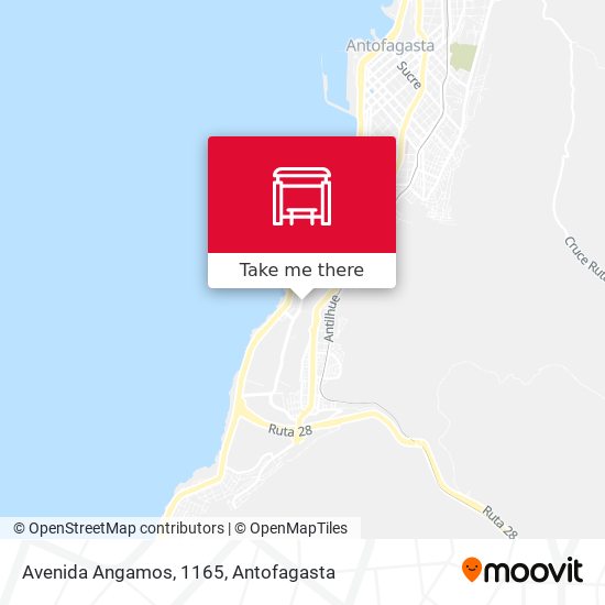 Mapa de Avenida Angamos, 1165
