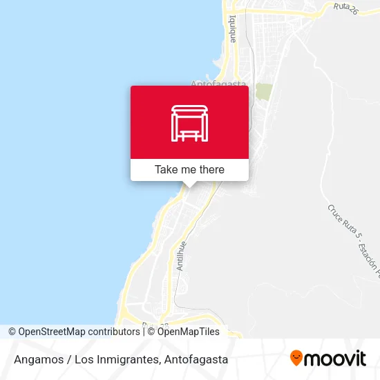 Angamos / Los Inmigrantes map