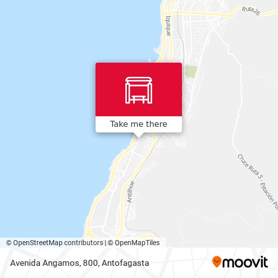Mapa de Avenida Angamos, 800