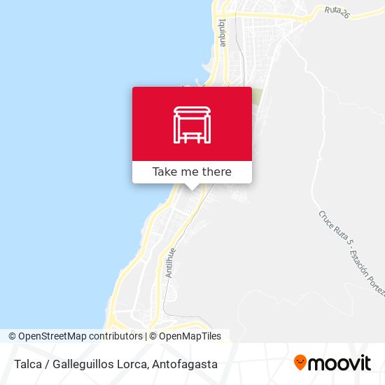Talca / Galleguillos Lorca map