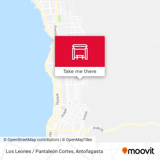 Los Leones / Pantaleón Cortes map