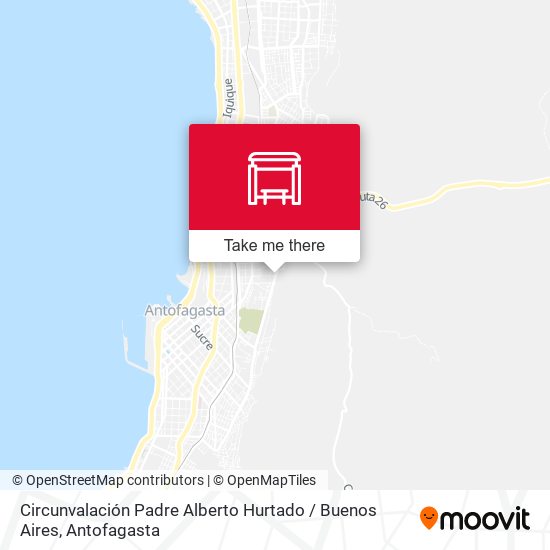 Mapa de Circunvalación Padre Alberto Hurtado / Buenos Aires