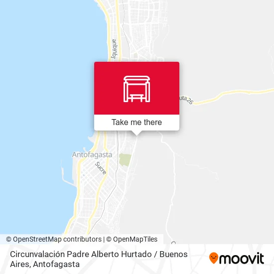 Mapa de Circunvalación Padre Alberto Hurtado / Buenos Aires