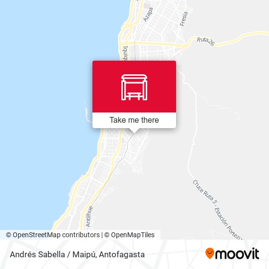 Andrés Sabella / Maipú map