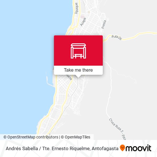 Mapa de Andrés Sabella / Tte. Ernesto Riquelme