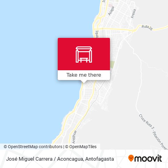 José Miguel Carrera / Aconcagua map