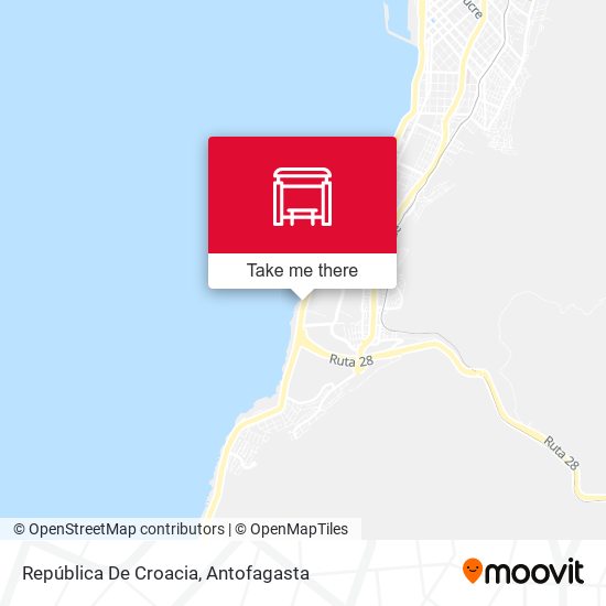 Mapa de República De Croacia