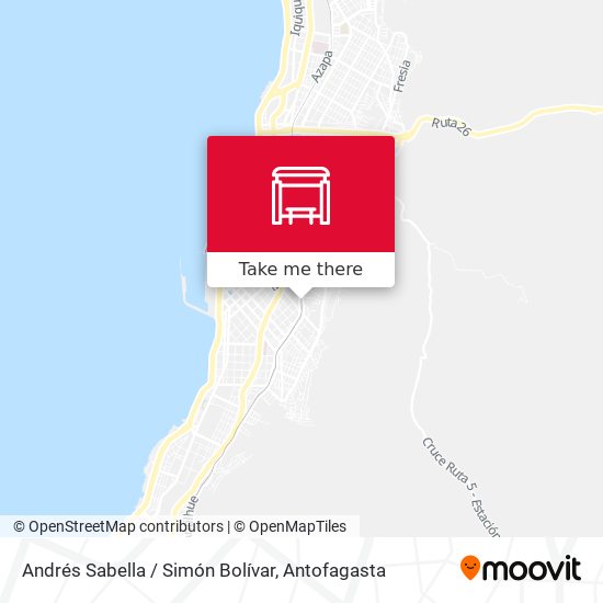 Andrés Sabella / Simón Bolívar map