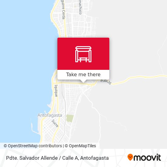 Mapa de Pdte. Salvador Allende / Calle A